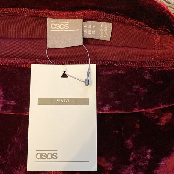 ASOS | velvet mini wrap skirt - Picture 5 of 17